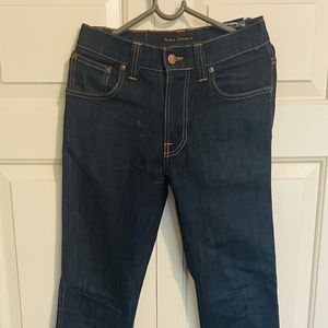 NWOT Nudie Slim Jim Organic Dry Ecru Embo - 29 x 30.5